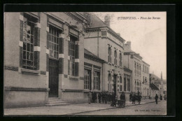 CPA Pithiviers, Place Des Bornes  - Pithiviers