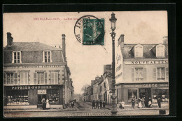 CPA Neuville-aux-Bois, Neuville-aux-Bois, La Rue Girard  - Other & Unclassified