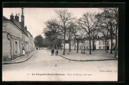 CPA La Chapelle-Saint-Mesmin, Place Du Bourg, Coté Nord  - Sonstige & Ohne Zuordnung