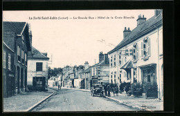 CPA La Ferté-St-Aubin, La Grande Rue, Hotel De La Croix-Blanche  - Autres & Non Classés