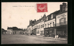 CPA Lorris, Place Du Martroi  - Autres & Non Classés