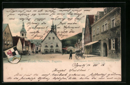 AK Pegnitz /Fränk. Schweiz, Blick Auf Dorfplatz  - Pegnitz