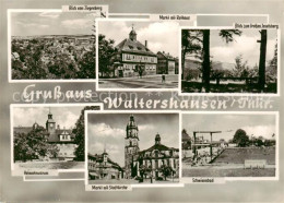73869583 Waltershausen Gotha Blick Vom Ziegenberg Markt Mit Rathaus Grosser Inse - Autres & Non Classés