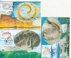 CHINA 2024-4 The World Heritage Chengjiang Fossil Site Maxicards B - Maximumkarten