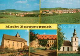 73869545 Burgpreppach Panorama Kirchen Schloss Burgpreppach - Andere & Zonder Classificatie