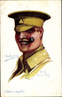 Artiste CPA Dupuis, E., Britischer Soldat Der Infanterie, Portrait - Other & Unclassified