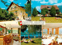 73869456 Doebriach Millstaettersee Pension Seerose Bar Liegewiese Gaststube Doeb - Andere & Zonder Classificatie