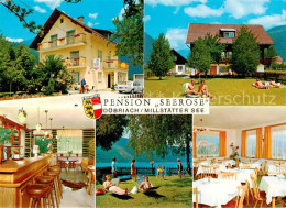 73869455 Doebriach Millstaettersee Pension Seerose Bar Liegewiese Gaststube Doeb - Andere & Zonder Classificatie