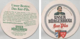 5001088 Bierdeckel Rund - Bürgerbräu - Unser Kur-Pils - Sous-bocks