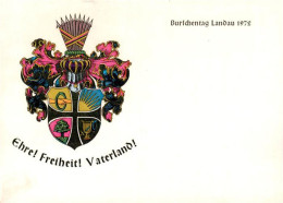 73869378 Landau  Pfalz Burschentag Wappen Der Urburschenschaft Um 1820  - Landau