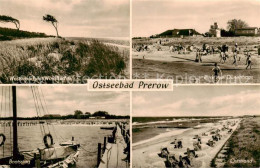 73834886 Prerow Ostseebad Westrand Mit Windflaeche Blick Zum Duenenhaus Bootsste - Autres & Non Classés