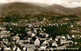 73834843 Sasbach Achern Ortsansicht Mit Schwarzwald Bergen Und Der Hornisgrinde  - Andere & Zonder Classificatie