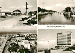 73834759 Warnemuende Ostseebad Strandpromenade Leuchtturm Teepott Am Alten Strom - Rostock