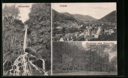 AK Urach, Hochwiese Beim Wasserfall  - Bad Urach