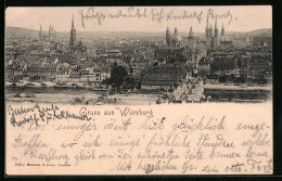 AK Würzburg, Panorama Der Stadt  - Wuerzburg