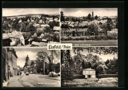 AK Eisfeld /Thür., Blick Zum Schloss Und Otto-Ludwig-Garten  - Autres & Non Classés