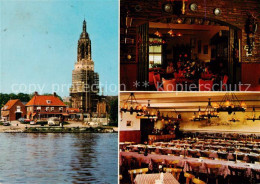 73834690 Rhenen Hotel Cafe Restaurant Stichse Oever Gastraum Festsaal Kirche Rhe - Autres & Non Classés