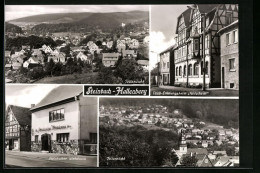 AK Steinbach-Hallenberg, Teilansicht Und Steinbacher Wirtshaus  - Steinbach-Hallenberg