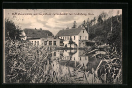 AK Seidenberg, Cafe Grundmühle Und Hotel Gertrudenhof  - Schlesien