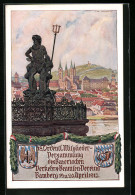 AK Ganzsache Bayern PP27C92: Bamberg, 18. Ordentl. Mitgliederversammlung Des Bayerischen Verkehrsbeamtenvereins 1913  - Briefkaarten