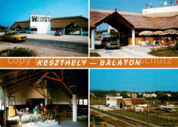 73834625 Keszthely Kesztely Balaton Plattensee HU Castrum Camping Eingang Restau - Hongrie