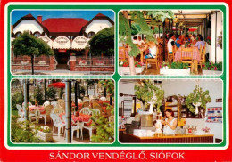 73834620 Siofok HU Gasthaus Sandor Gaststube Terrasse Theke  - Hungary