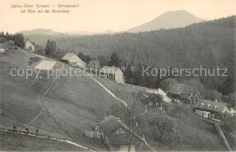 73801941 Stimmersdorf Mezna CZ Teilansicht Landschaftspanorama Blick Auf Den Ros - Tchéquie