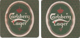 5001559 Bierdeckel Quadratisch - Carlsberg Lager - Mit Nadelloch - Sous-bocks