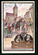 AK Ganzsache Bayern PP38C22 /02: Würzburg, 100 Jahre Zugehörigkeit Zum Königreich Bayern  - Cartes Postales