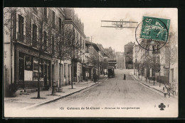 CPA Saint-Cloud, Avenue De Longehamps  - Saint Cloud