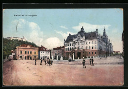 AK Ljubljana / Laibach, Strassenpartie Am Burgplatz  - Slovénie