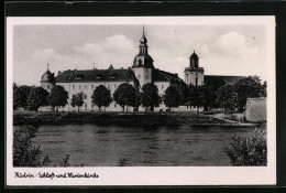 AK Cüstrin / Kostrzyn, Schloss Und Marienkirche  - Andere & Zonder Classificatie