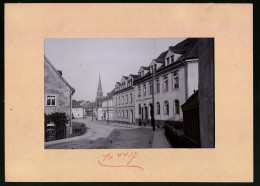 Fotografie Brück & Sohn Meissen, Ansicht Wilsdruff, Dresdner Strasse Mit Bäckerei Hugo Schirmer & Fahrrad Handlung  - Lugares