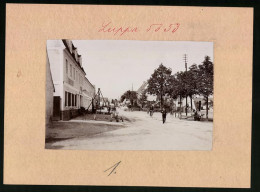 Fotografie Brück & Sohn Meissen, Ansicht Luppa, Schmiede-Werkstatt Für Landmaschinen Mit Friedens-Eiche  - Lieux