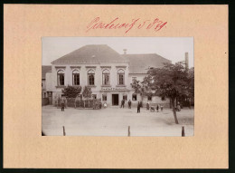 Fotografie Brück & Sohn Meissen, Ansicht Priestewitz, Gasthof Priestewitz Von Otto Bischoff  - Lieux