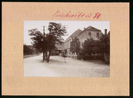 Fotografie Brück & Sohn Meissen, Ansicht Priestewitz, Gasthof Zu Priestewitz Inh. Otto Bischoff  - Lieux