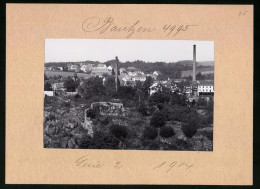 Fotografie Brück & Sohn Meissen, Ansicht Bautzen-Seidau, Fabriken Und Überreste Der Alten Stadtmauer  - Lieux