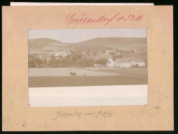 Fotografie Brück & Sohn Meissen, Ansicht Göppersdorf, Panorama Der Ortschaft  - Lugares