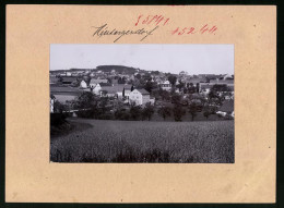 Fotografie Brück & Sohn Meissen, Ansicht Hintergersdorf, Totalansicht Der Ortschaft  - Lugares