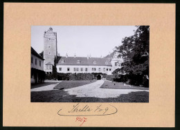 Fotografie Brück & Sohn Meissen, Ansicht Strehla, Partie Auf Dem Schlosshof  - Lugares