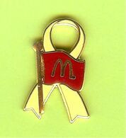 Pin's Mac Do McDonald's Ruban Jaune - 1A02 - McDonald's