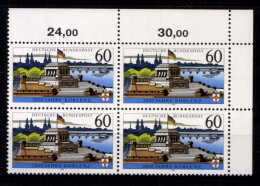 Deutschland (BRD), MiNr. 1583 X, VB, Ecke Re. Oben, Postfrisch - Unused Stamps