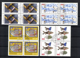 Deutschland (BRD), MiNr. 1058,1066,1087,1103 VB, Gestempelt - Used Stamps