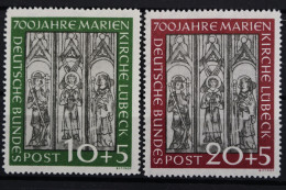 Deutschland (BRD), MiNr. 139-140, Falz - Unused Stamps