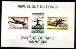 Kongo-Kinshasa, Olympiade, MiNr. Block 5, Postfrisch - Nuovi