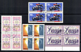 Deutschland (BRD), MiNr. 956,968,972,1031 VB, EST - Altri & Non Classificati