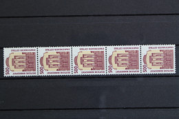 Deutschland (BRD), MiNr. 1679 R I, 5er Streifen, Postfrisch - Roller Precancels