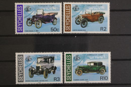 Seychellen, MiNr. 597-600, Auto, Postfrisch - Seychellen (1976-...)