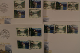 Schweiz, MiNr. 1667-1668 Zd-Kombinationen, 10 Sätze, FDC - Unused Stamps