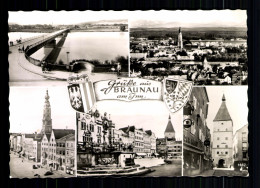 Braunau Am Inn, 5 Bilderkarte Mit Stadtwappen - Autres & Non Classés